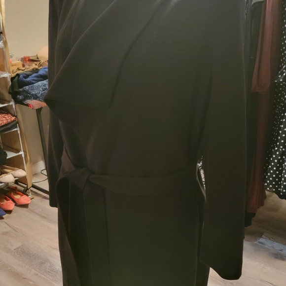 Ralph Lauren Crepe Open-Front Coat - Picture 9 of 13